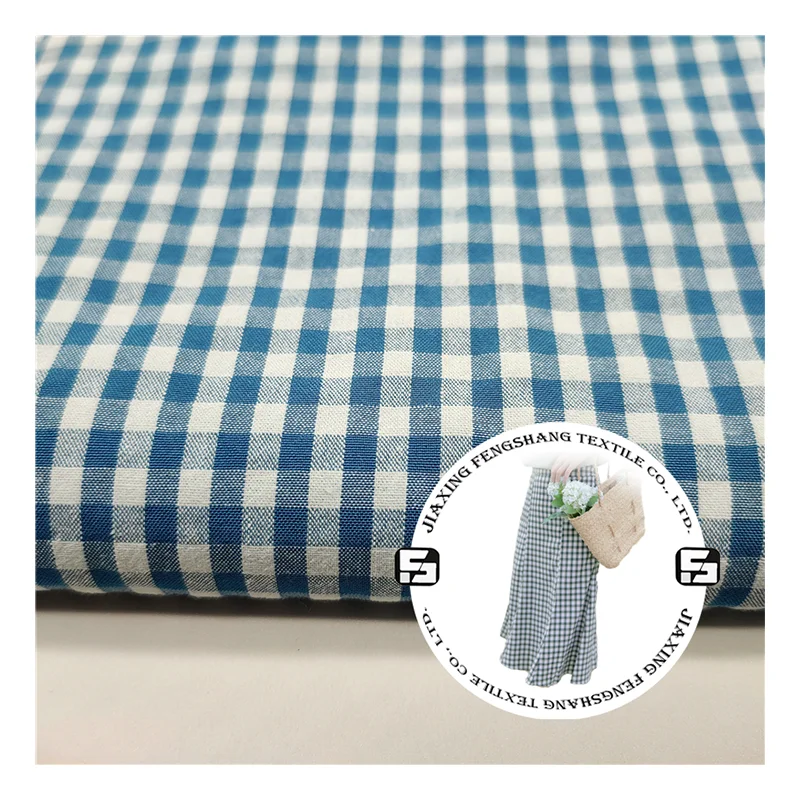 Горячая Распродажа, клетчатая полиэфирная хлопчатобумажная пряжа tc, крашеная ткань, хлопчатобумажная ткань для рубашки и юбки
