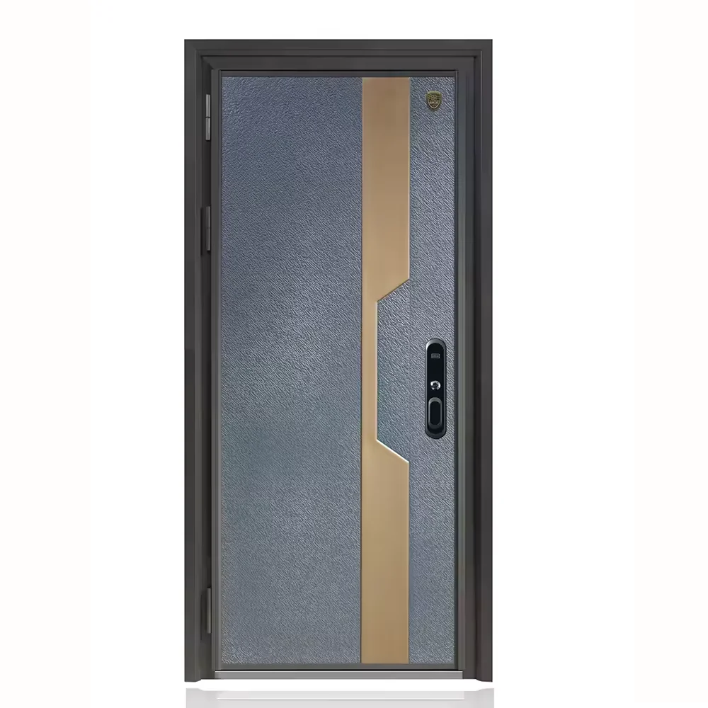 Security High Quality Luxury Custom Wholesale Metal Doors Exterior Security Front Entry Aluminum Door Designs For House