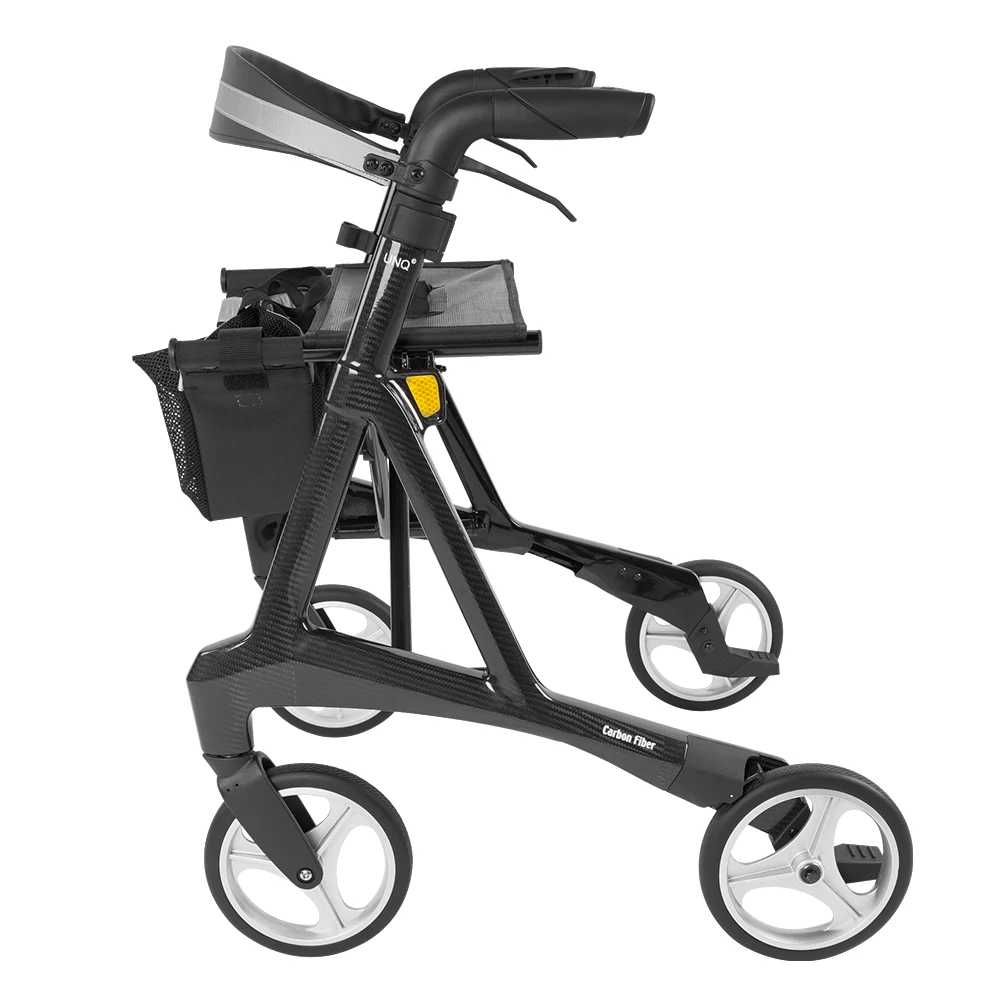 Hot Selling Rollator Walker Folding Large Capacity Outdoor Carbon Fiber
