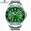 2 green - stainless steel strap