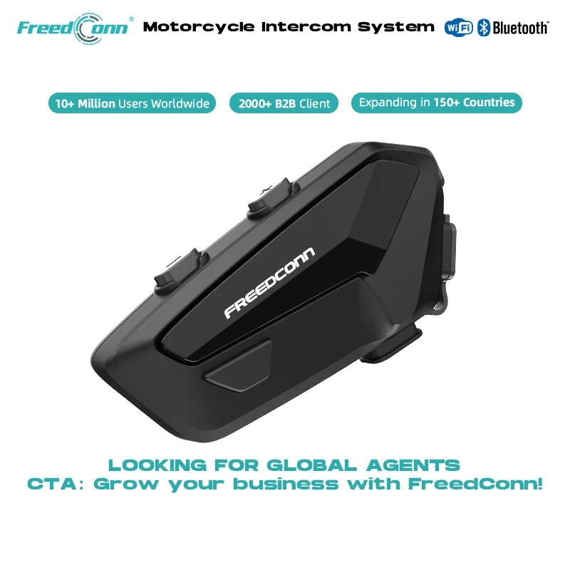 Freedconn FX PLUS純正工場出荷時インカムヘッドセット オートバイ用