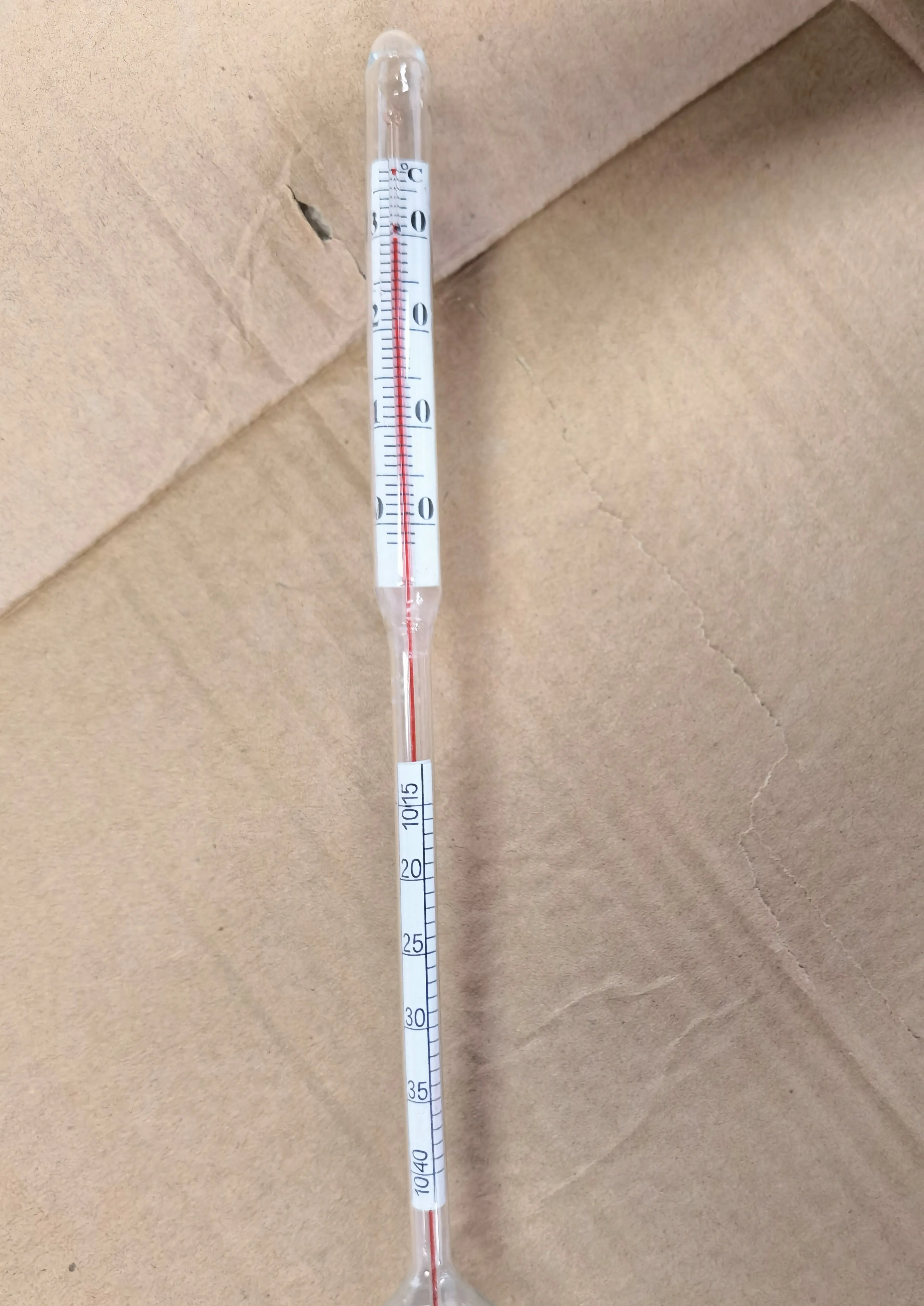 Customized Milk Hydrometer With Temperature 1540 Measurement