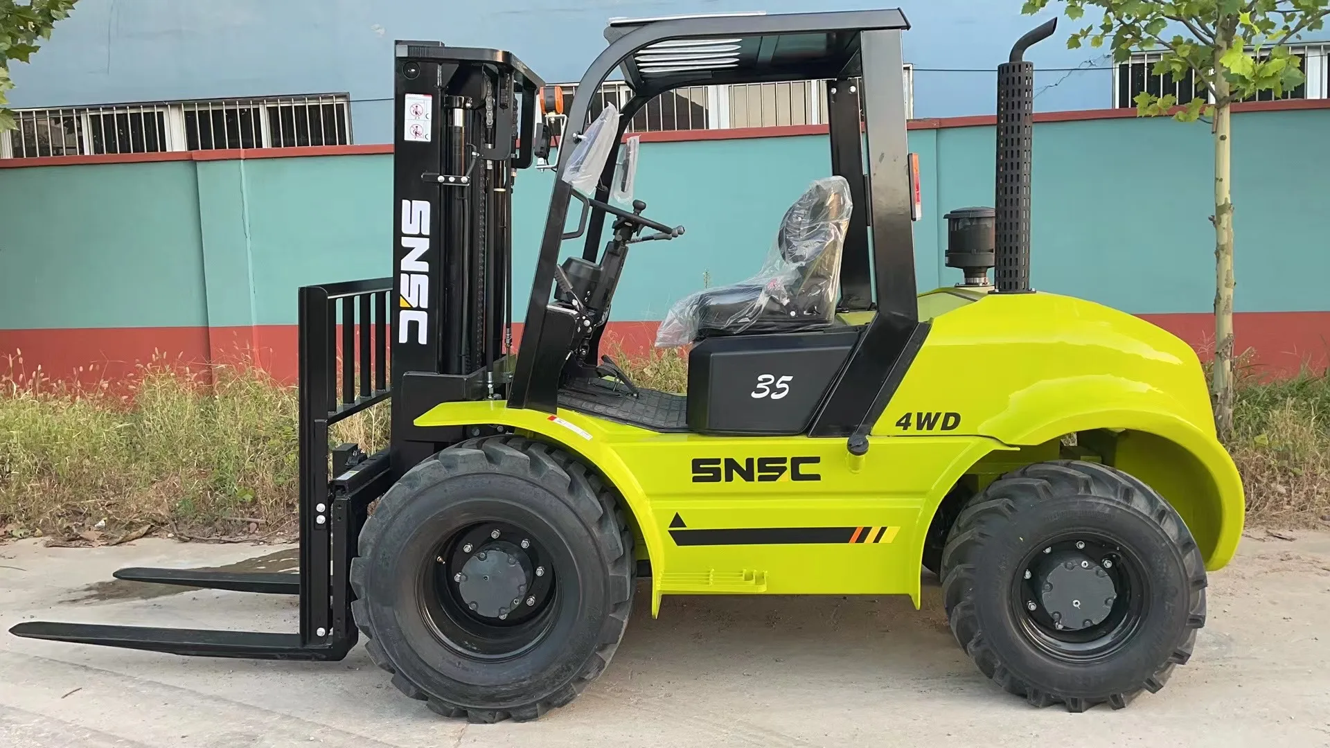 FD35 3.5 Ton 3.5T Diesel Engine Forklift Truck With License High Quality Durable