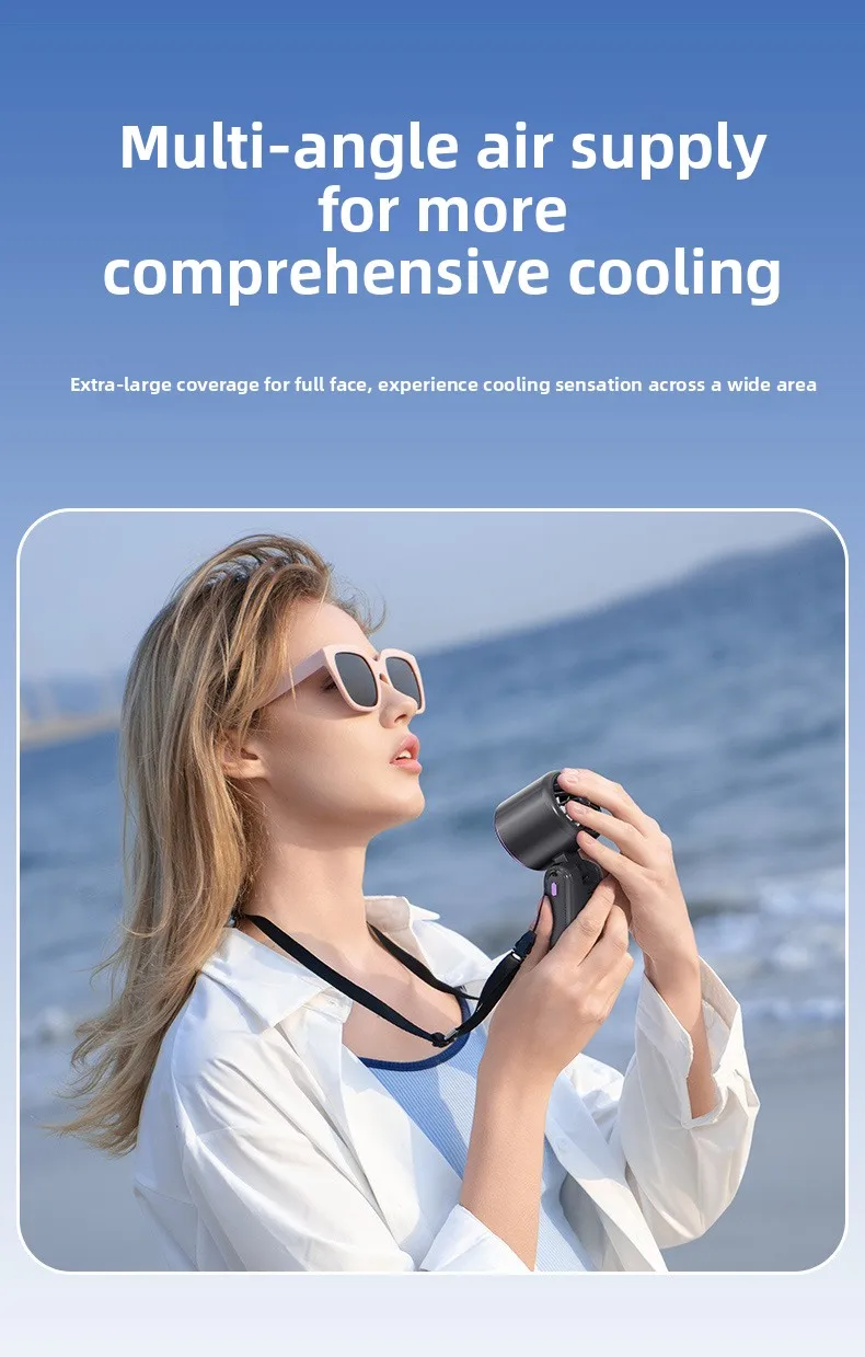 Size Turbine Handheld Fan, USB, Brushless - detail 10
