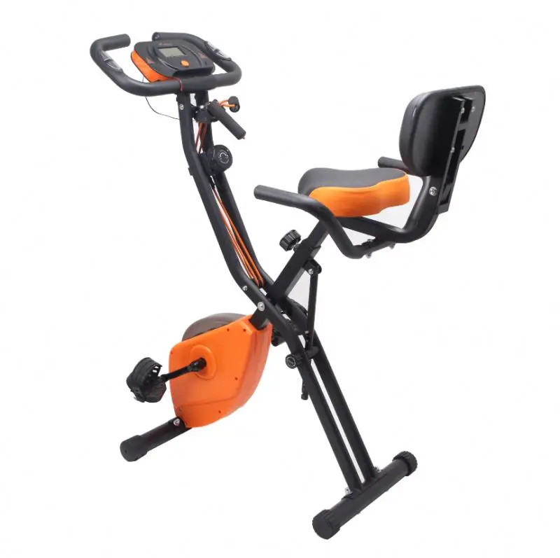 exercise bike with backrest