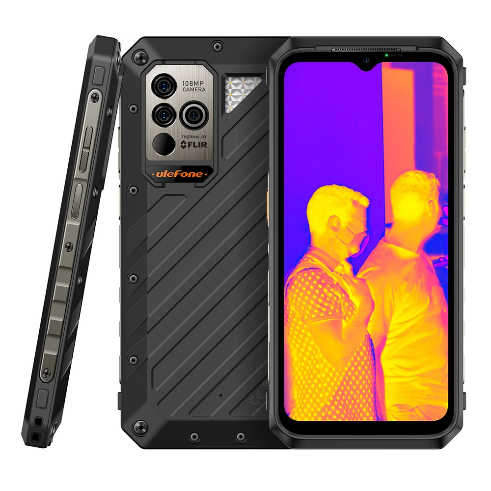 Armor Flir Rugged Phone Ponsel Pintar Ulefone Armor 19T, Telepon