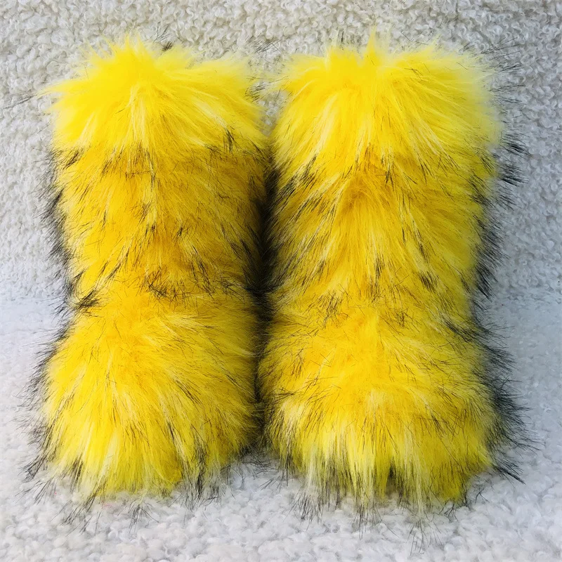 Plush Warm Style Winter Boots - Hot Sell Faux Fur Boots