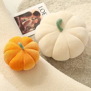 Custom Pumpkin Pillow  Plush Pumpkin Cushion Lunch Pillow Room Decoration Ornaments Autumn Plush Pumpkin Holiday Gift