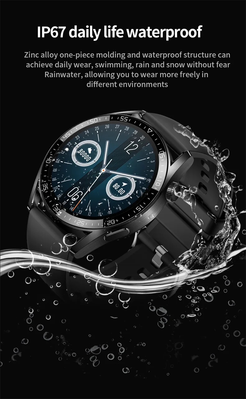 AK03pro Round Screen Smart Watch Call Men Sport Fitness 1.36inch IPS IP67 Waterproof AK03pro Smartwatch(12).jpg