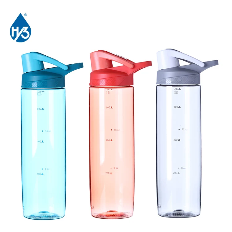 Sports Water Bottles, Plastic BPA Free 750ml
