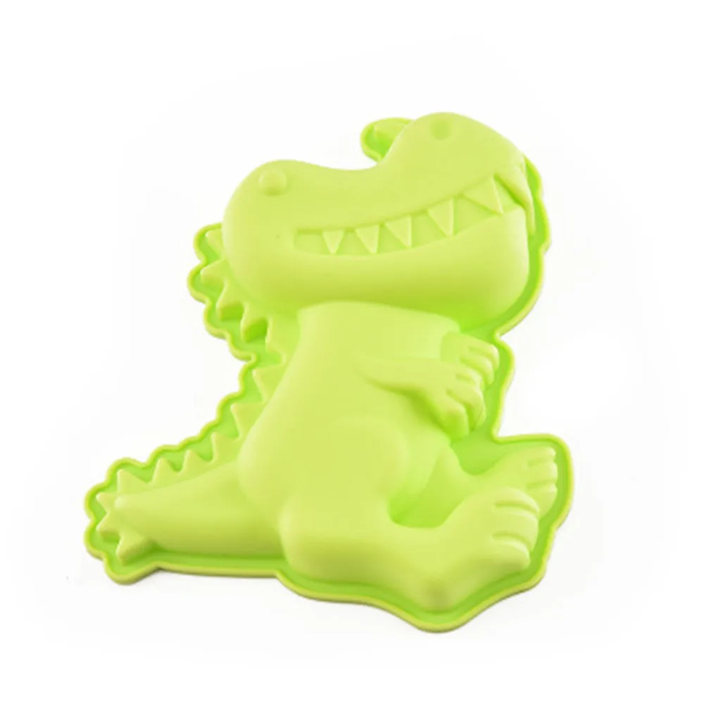 3D Dinosaur Silicone Birthday Cake Chocolate Ice Cube Tray - China