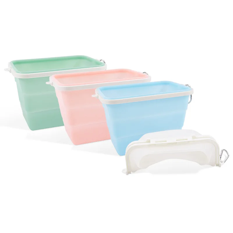 Silicone Fresh-Keeper Storage Box Microwave Heatable & Refrigerator Friendly Anti-Odor Kitchen Food Preservation Container