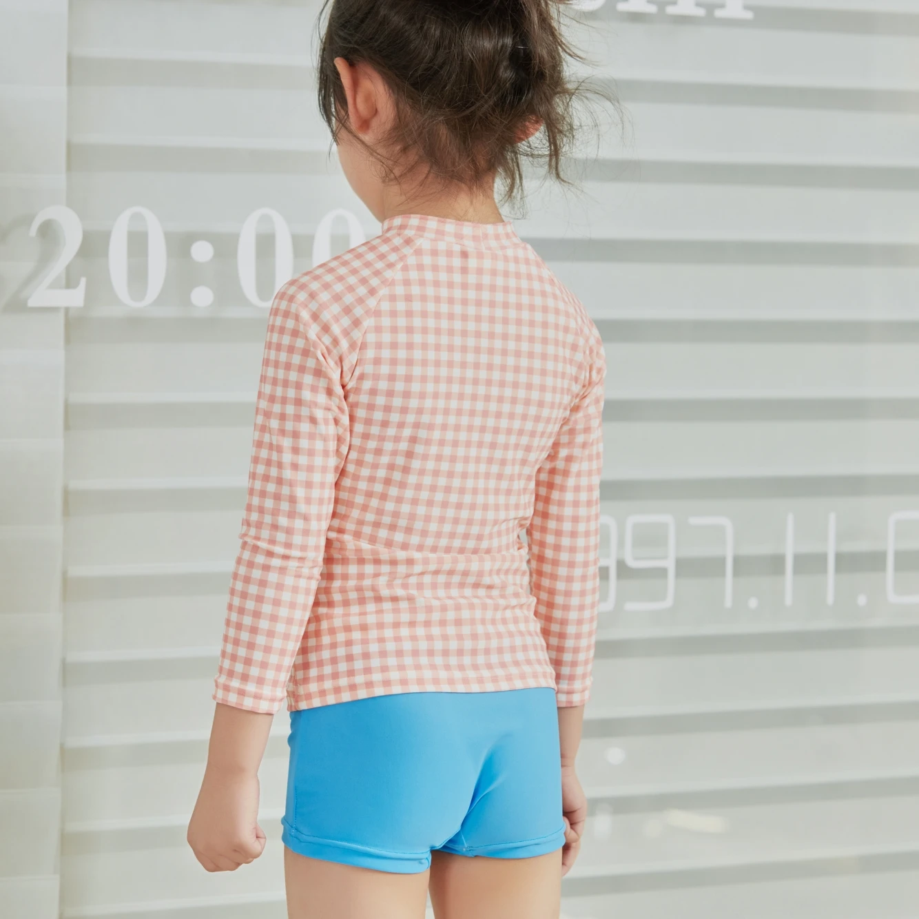 Wholesale Beachwear Swim Shorts Toddler Kids Swimwear For Girls Two