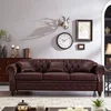 Burgundy + technical leather + Foam + 3 Seat