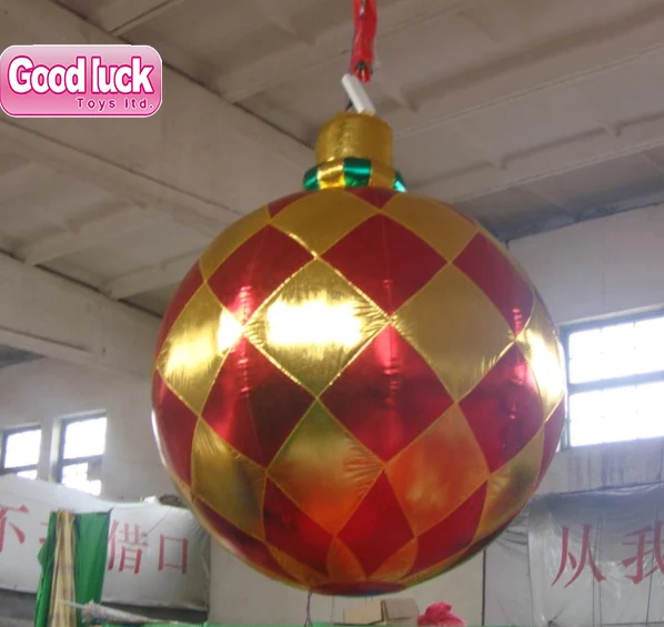 Large Outdoor Christmas Inflatable Ornament Ball 60cm Pvc Christmas