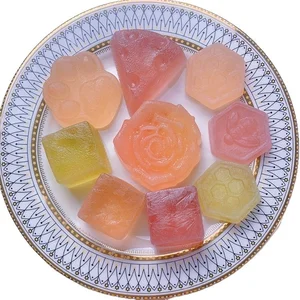 Flowing Amber Candy Crystal Gummies Internet Celebrity Girl's Heart Snacks Boxed Christmas Coating