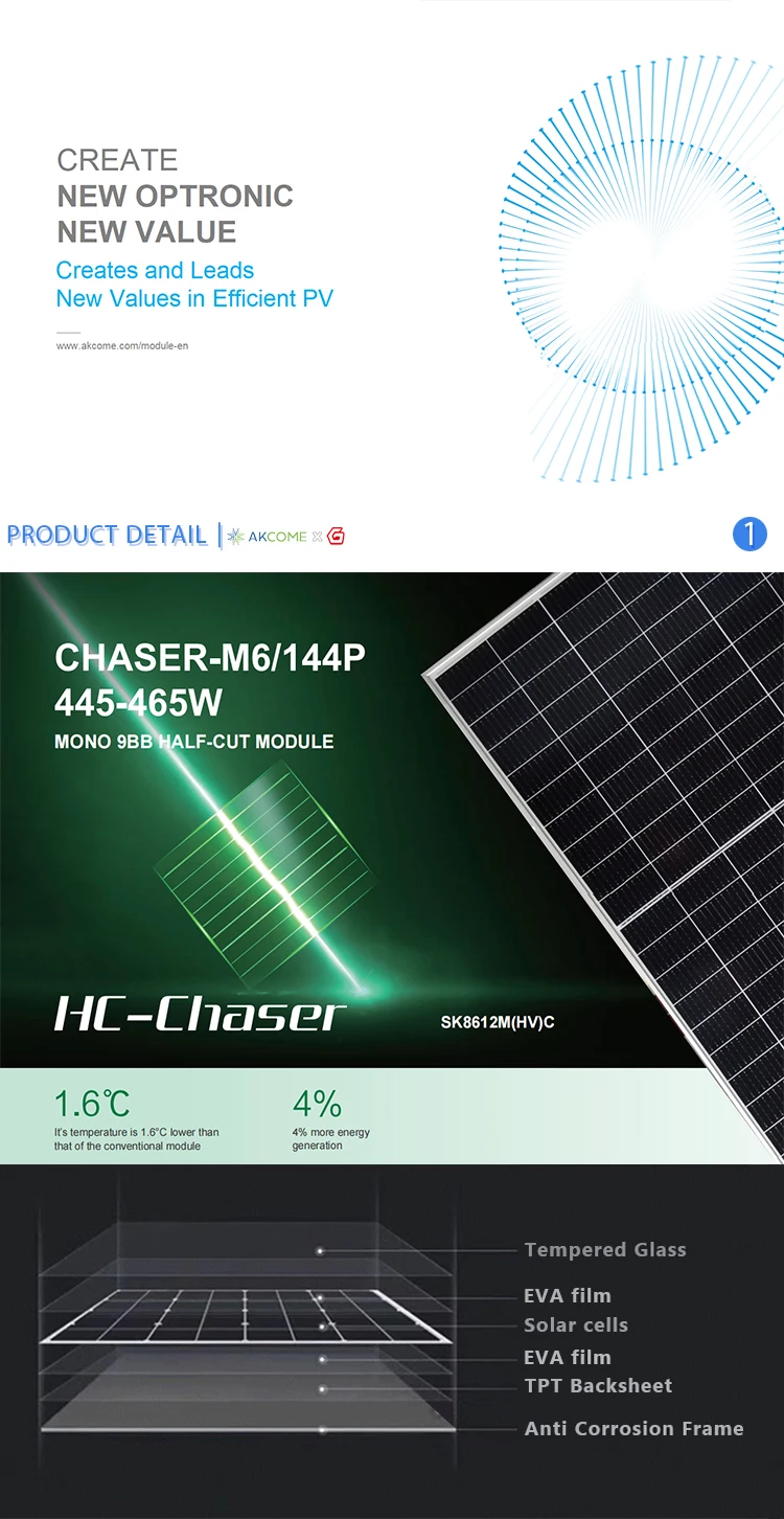 Hc Chaser Mono 9bb Halfcut Pv Module Solar Panels 400w For Sale