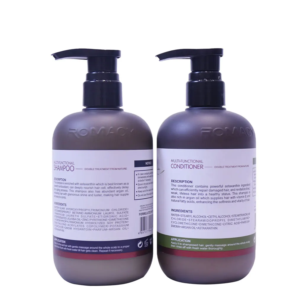 Romacy Astaxanthin Argan Oil Hair Growth Shampoo And Conditioner