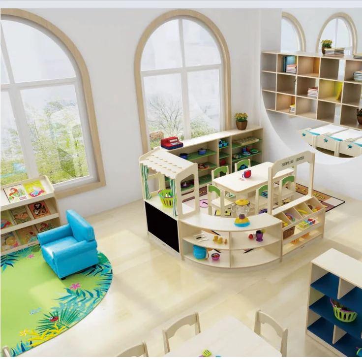 Kindergarten Furniture Infant Classroom Setup Childcare Nursery School ...