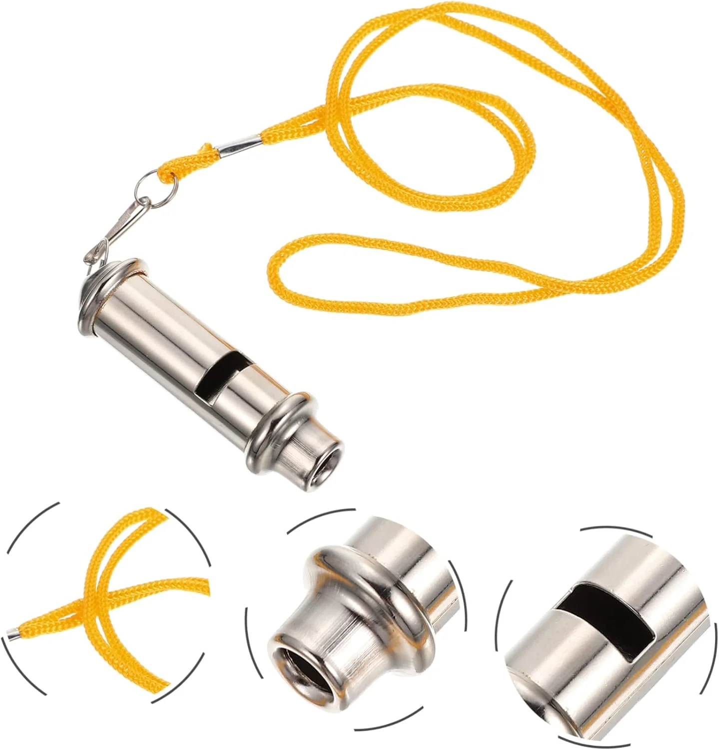 Outdoor High Decibel Metal Whistle Sports Events and Basketball Soccer Ball Emergency Referee Whistle