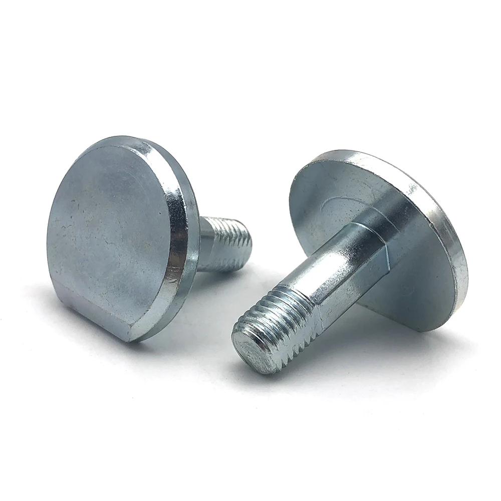 China supplier cnc custom stainless carbon steel Thin Special big Flat Head Screw M2 M3 M4 M6 M8 zinc plated slim head screws