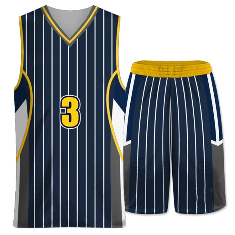 Men's Customized Basketball Jersey And Shorts, Quick Dry Sports Suit