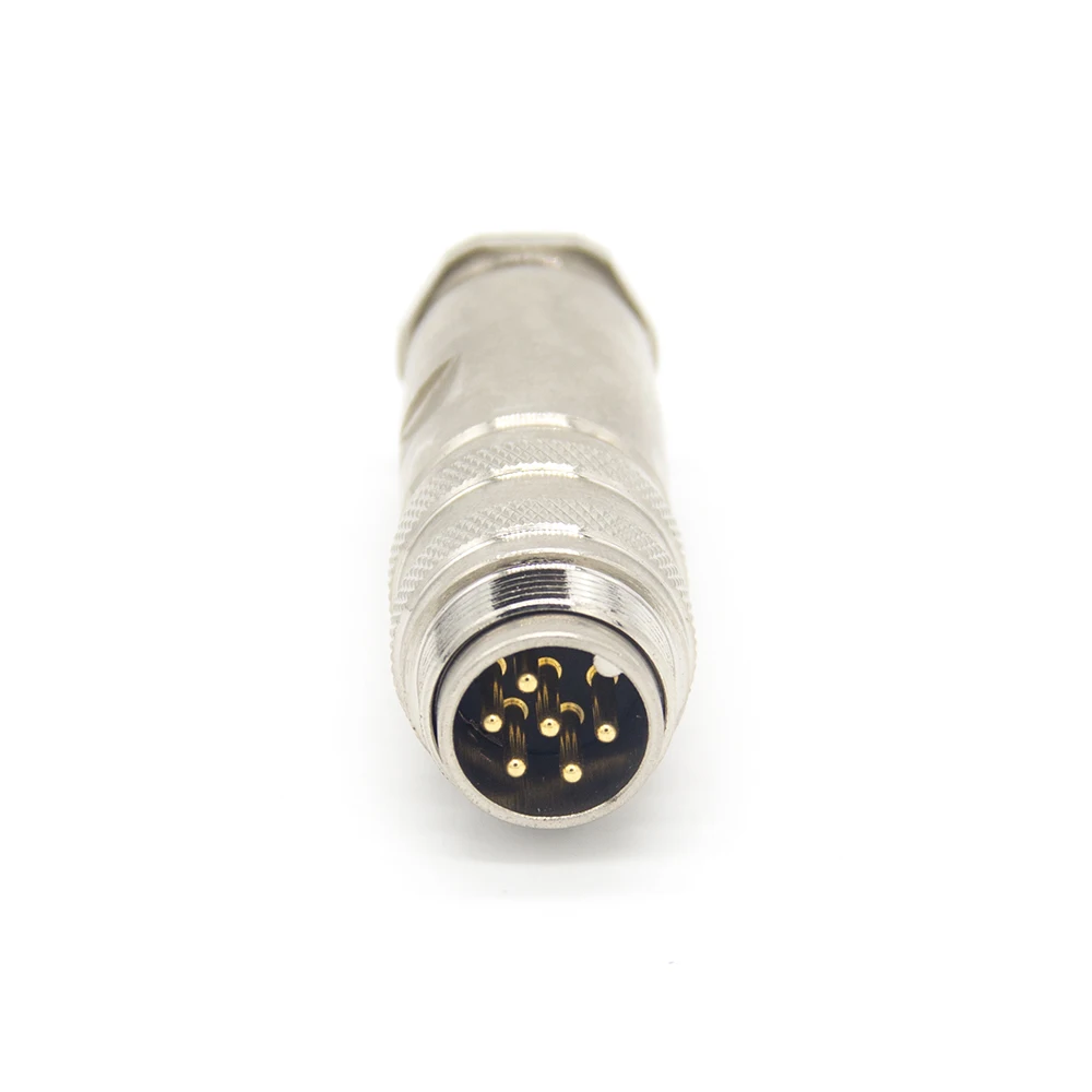 6 Pin Connector Male M16 Circular  Assembled Metal Aviation Plug
