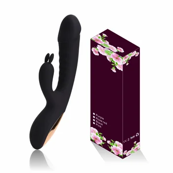 Wand Vibrator Waterproof Low Noise Women Sex Toys Black Rabbit Wand Vibrator
