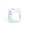 Rose clair violet bleu vert blanc (horizontal)