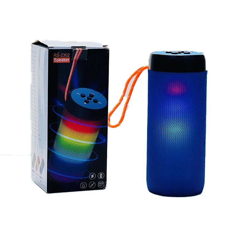 RS-2302 RGB Portable Audio System Home Theater Woofers and Outdoor Mini bluetooth Speaker Parlantes Soundbar Speaker