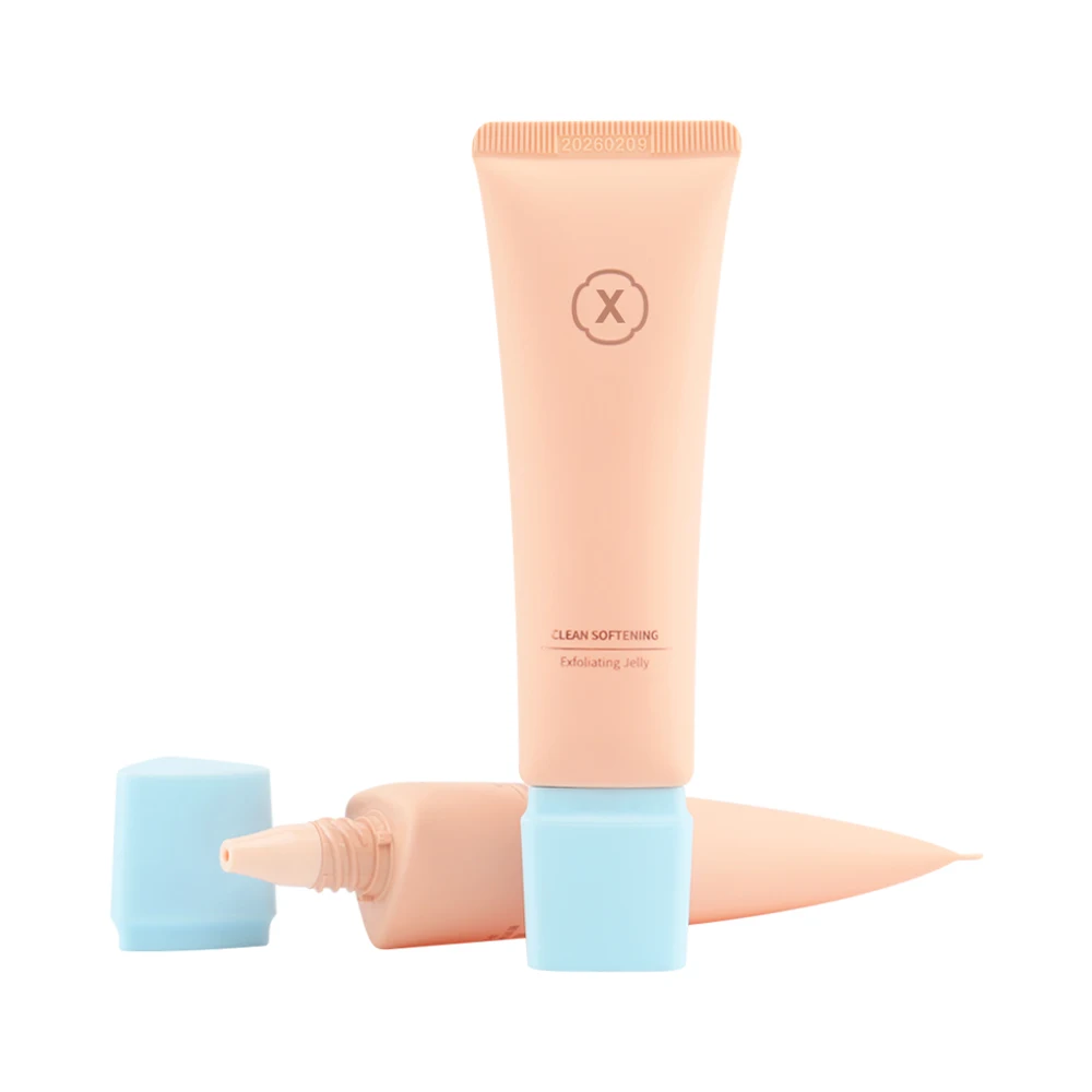 Custom Logo 40ml Soft Squeeze Tube with Triangular Screw Cap Plastic Packaging Liquid Foundation Hand Cream Cosmetic Products