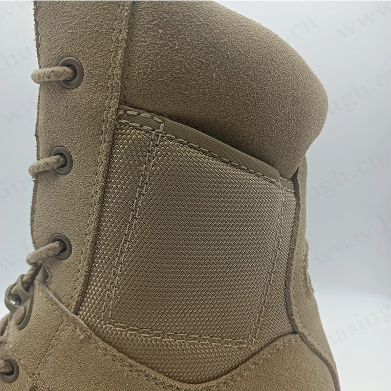Cmh,Natural Cow Leather Upper Combat Boots With Knife Pocket Durable
