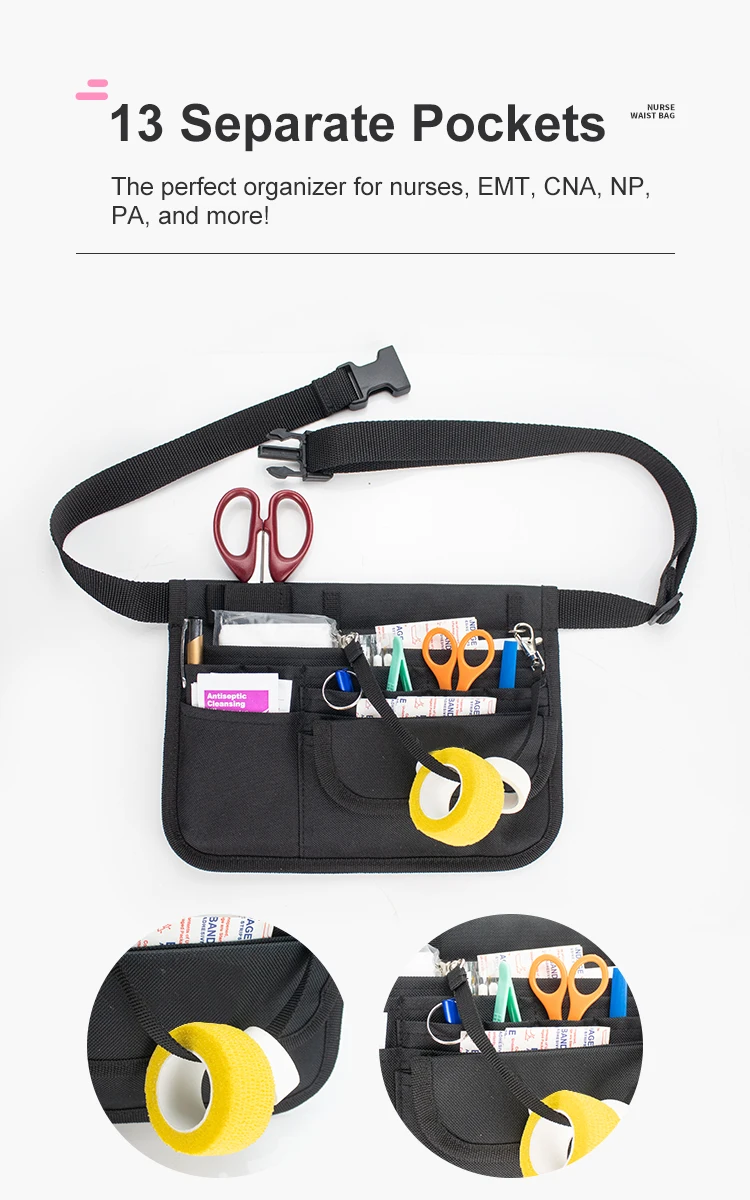 Medical Organizer Belt Nurse Pouch Waist Bag With Stethoscope Holder Buy