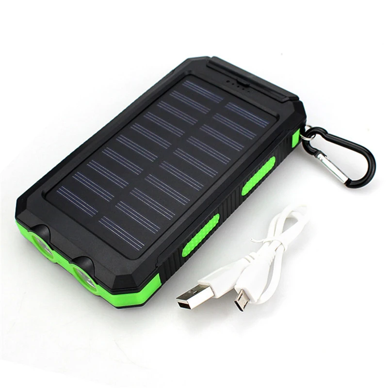 2020 Trending Products Hot Sell Rechargeable Battery Solar Power Bank 20000 Mah Portable Mini Outdoor Power Banks For Smartphone
