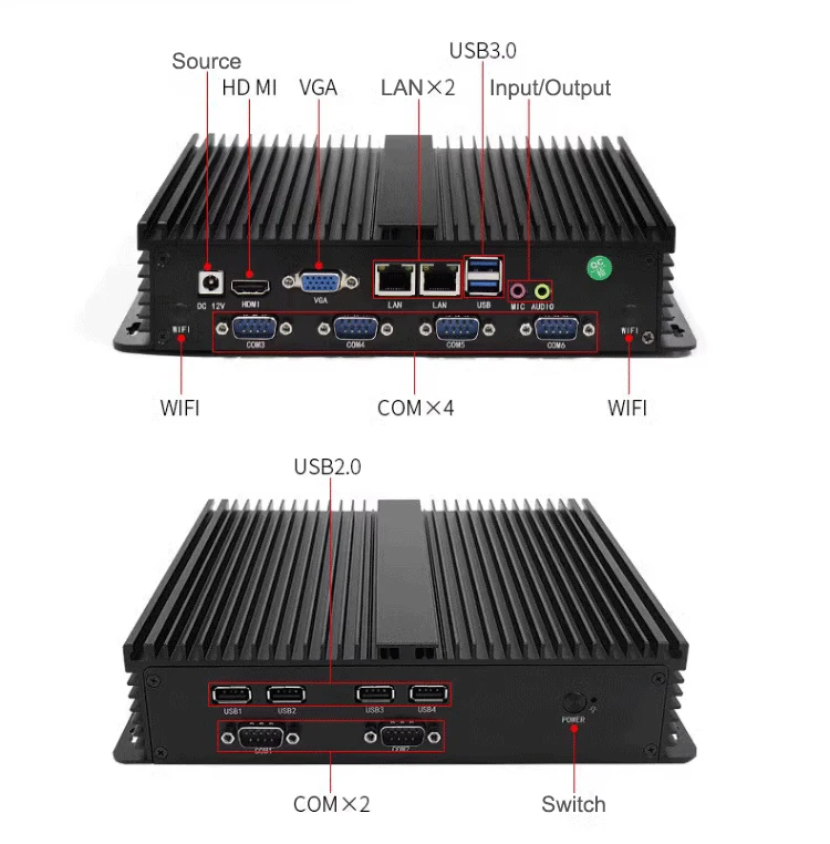 Cheap Smallest Mini Pc Gaming Rtx Industrial Linux Fanless Intel 4th ...