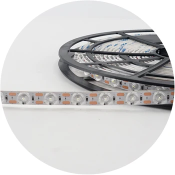 24V Diffuser LED Strip Light With Lens 2835 Flexible Tape For Backlight Extra 1led per cut High Brightness led strip light