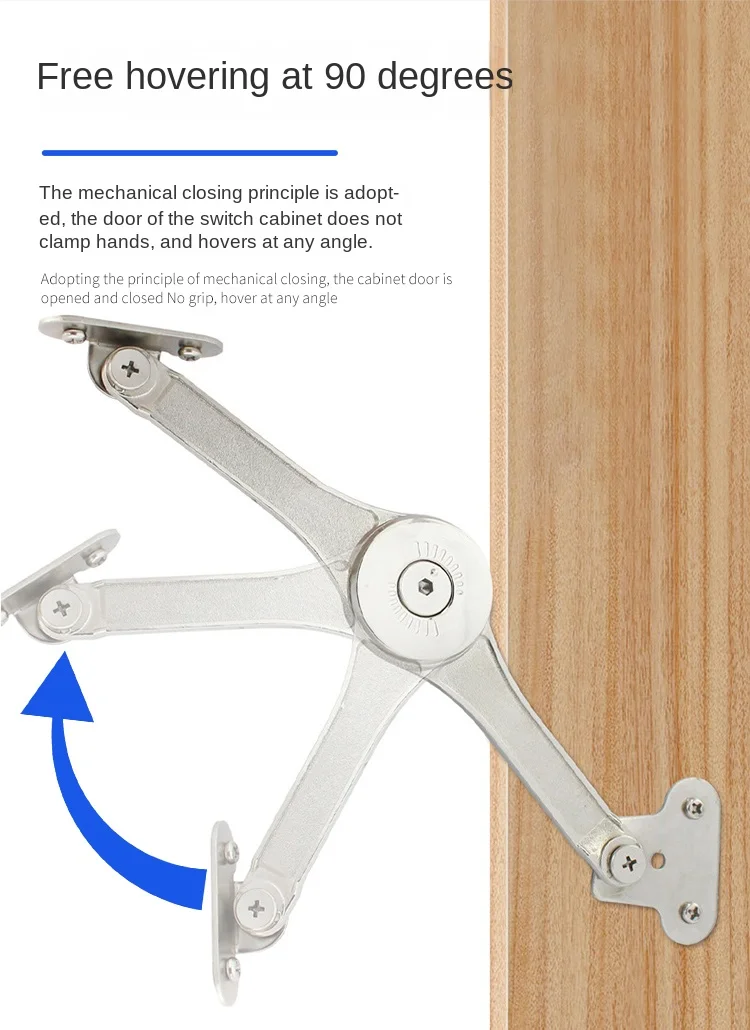 Modern Hydraulic Copper Spring Arm Door Hinge With Lid Support Hinge Stay Selfclose Gas Kitchen