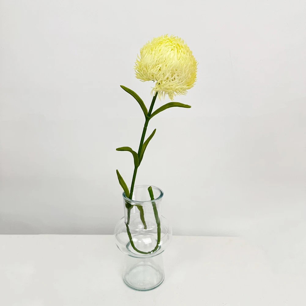 product qyy single soft rubber dianthus viridis high quality artificial flowers colorful custom real touch for wedding christmas-55