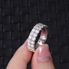 White-2row ring