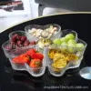 Plato Giratorio de Cristal Martillado