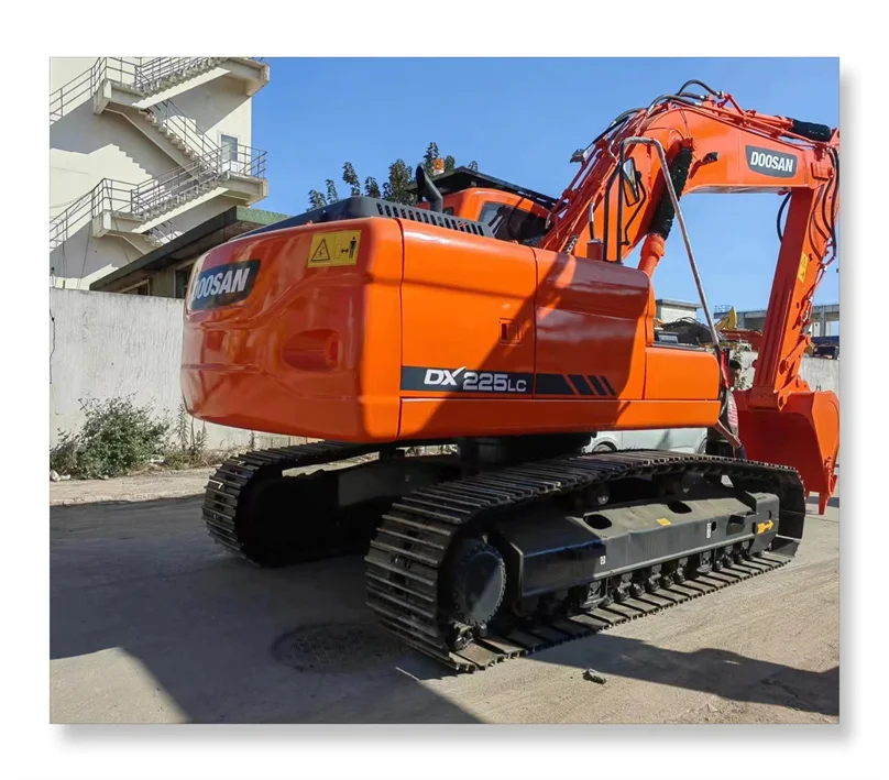 Used Doosan Dx225lc Heavy Construction Equipment Hydraulic Crawler ...