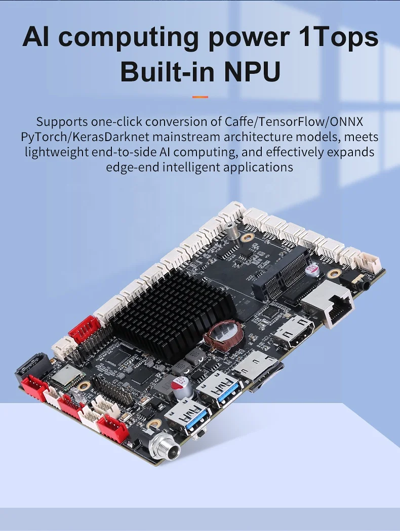 RK3568 Android Motherboard LCD Digital Signage Embedded ARM Board with 4G 1000M Ethernet LVDS EDP MIPI HD Out