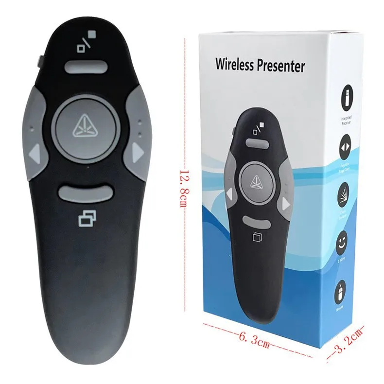 K100 Portable Presentation Remote With Laser Pointer
