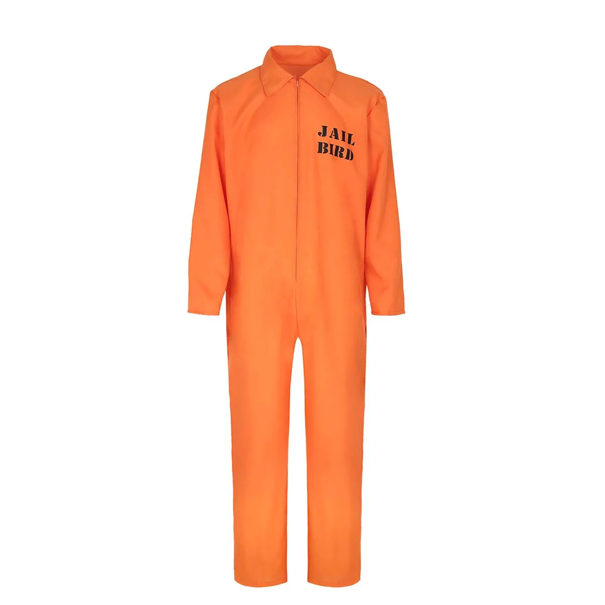orange inmate dress Men`s Orange Prisoner Costume Adult Convict Jail Jumpsuit Fancy Dress M L  XL