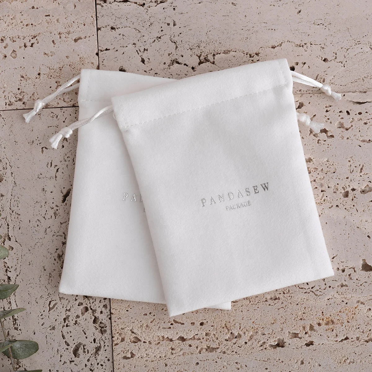 PandaSew, индивидуальный логотип, комфортное ощущение, индивидуальный логотип, сумка на завязках, бархатная сумка для ювелирных изделий