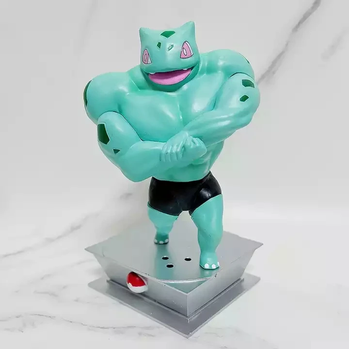 Фигурка покемона для фитнеса, аниме, фигурка из ПВХ для бодибилдинга
