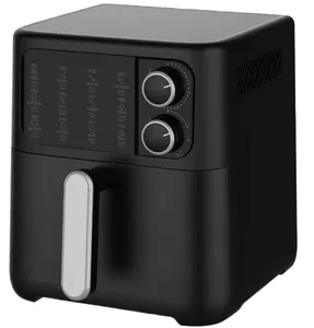 1650W Air Fryer 6L Household Multi-Functional French Fries Chicken Oil-Free Classic Style Square Plastic Kitchen Appliances