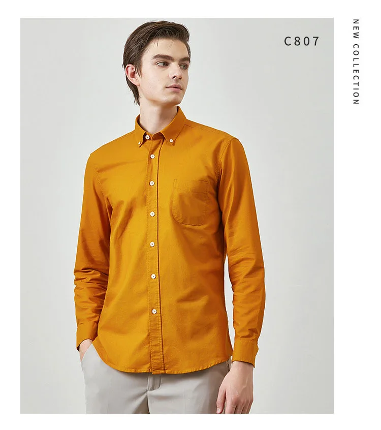 Custom Hot Selling Good Quality Casual Plain Men's New Dress Shirts Cotton Linen Shirt