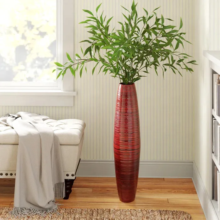 Customized Color Bamboo Tall Floor Vase Buy Floor Vase Floor Vase