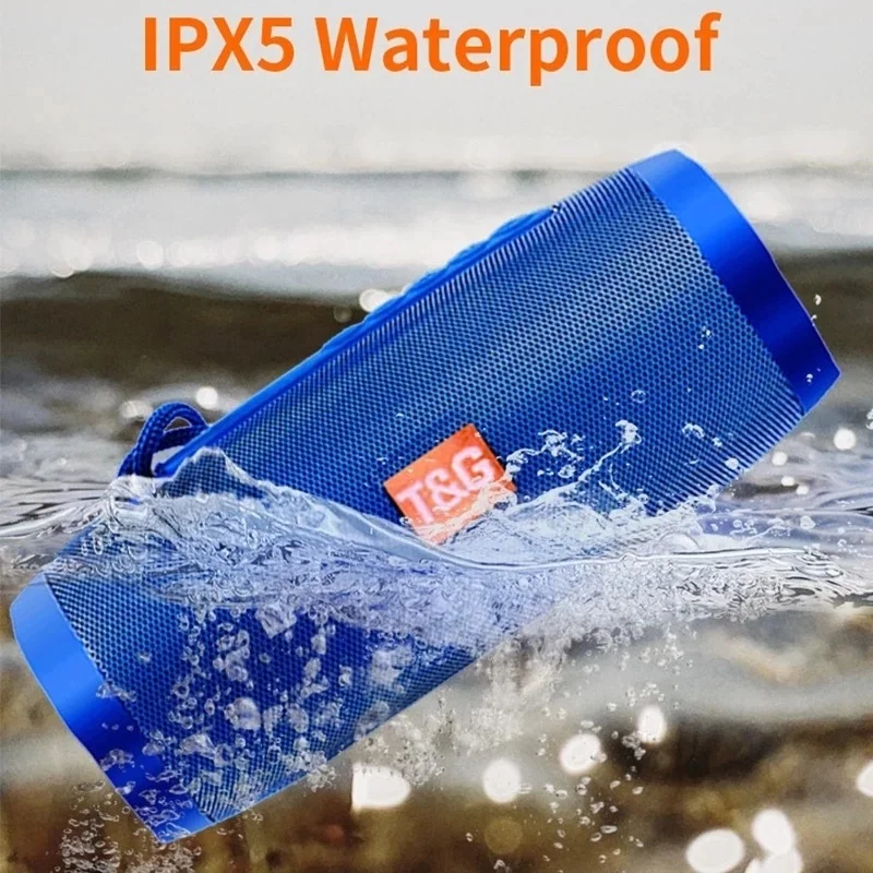 Шэньчжэнь TG157, колонка с синими зубьями, Настольная колонка, водонепроницаемая портативная уличная колонка с супер басами, громкие Колонки со светодиодом TG 157